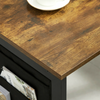 Industrial Computer Desk Rustic Metal Workstation Vintage Retro Writing Table
