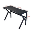 K-Shaped Gaming Desk w/ Headphone Hook PC Computer Home Office Workstation UK