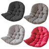 Swing Hanging Egg Rattan Chair Seat Tufted Round Mats Garden Patio Cushion Cover