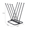 4 Pairs Wellington Boot Hanger Outdoor Tidy Steel Shoes Stand Wellis Boots Rack