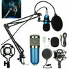 USB Condenser Microphone Live Streaming Studio Recording Gaming Kit W/ Mic Mount