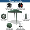 2 x 2 m Garden Wedding Pop-Up Party Tent Canopy Sun shade Patio Gazebo Green