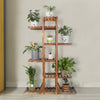Multi Tiers Wood Flower Rack Plant Stand Strong Holder Bonsai Shelf Home Garden