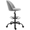 Vinsetto 97cm High Back Chair Home Office Seat Ergonomic w/ 5 Wheels Padded Grey