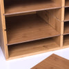 Bamboo Desktop File Sorter A4 Office Document Organiser Storage 8 Compartments,