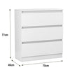 Modern Chest of Drawers Bedside Table Cabinet Nightstand 2 3 4 5 3+3 Drawer