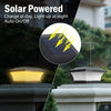 LED Solar Powered Deck Post Light Garden Cap Landscape Outdoor Fence Lights Lamp