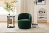 Modern Accent Armchair 360°Swivel Chair Sofa Living Room Bedroom Furniture Green