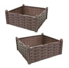 1/2 PCS Raised Garden Flower Bed Planter Plant Pot Vegetable Herb Box Tray Frame