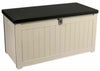 OUTDOOR GARDEN STORAGE 150L PLASTIC BOX CHEST TOOLS CUSHIONS TOYS LOCKABLE