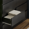 Modern Black 8 Drawer Chest of Drawers Bedroom Wardrobe Cabinet Sideboard Wide