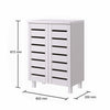 Cabinet Shoe Storage 2 Door Rack Cupboard Doors Stand Drawer Unit Footwear