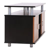 TV Cabinet Stand Entertainment Center Media Furniture Unit Console Black 120cm