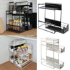Hanging Magnetic Refrigerator Side Shelf Spice Rack Kitchen Rack &Sliding Drawer