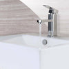 Modern Bathroom Basin Sink Tap Monobloc Mixer Taps Waterfall Chrome Brass Faucet