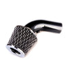 Universal Car Cold Air Intake Filter Induction Kit Pipe Hose System Carbon Black