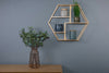 Metal Wall Shelves Display Rack Mounted Decorative Wall Storage Shelf