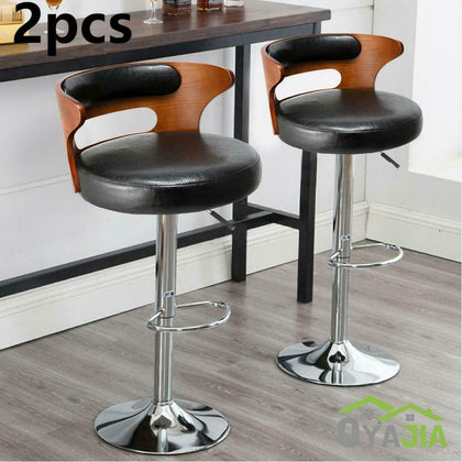 2x Breakfast Bar Stool Broadway Vintage High Seat Chair Home Kitchen Home Pub UK