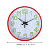 12inches Decorative Wall Clock Luminous Clock for Living Room