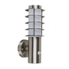 Outdoor LED Wall Light PIR Sensor Lantern Stainless Steel Outside Lighting IP44