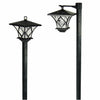 1.5m Solar Powered Led Garden Light Post Lamp Lantern Outdoor Pathway Decor