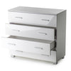 White High Gloss Chest Of 4 Drawers Cabinet