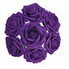 50 Artificial Foam Roses Flowers Wedding Bride Bouquet Flowers Home Decor UK