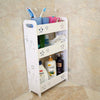 Carved Floating Wall Mount Bathroom Storage Rack Display Shelf Shower Caddy