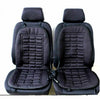 2 Piece Cotton Car Seat Heated Cushion Protector Cover Adjustable Temperature UK
