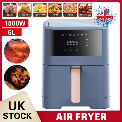 6L Air Fryer Cooker Oven LED Touch Low Fat Healthy Oil free Kitchen Fry Cooker
