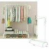 Heavy Duty Clothes Rail Rack Garment Hanging Display Stand Shoe Storage Shelf UK