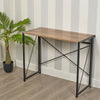 Rectangle Wooden Folding Table Steel Legs Computer Work Office Desk Bedroom