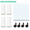 2-4 Tier Kitchen Bathroom Trolley Rack Holder Storage Shelf Organiser on Wheels