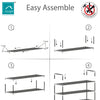 KNIGHT 3 / 5 /7 Tier Heavy Duty Metal Shoe Rack,Quick Assembly No Tools Required