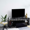 NEW White/Black LED TV Stand Cabinet Unit High Quality 130cm LED Lights