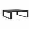 Home Storage Coffee Table High Gloss Black 100x100x35cm Chipboard Living Room