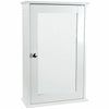 NEW SINGLE MIRROR CABINET WITH SHELF WALL MOUNTED STORAGE BATHROOM TOILET HOME