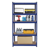 Storage Racking 5 Tier Shelving Boltless Shelves Garage Large Capacity 200KG