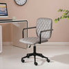 PU Leather Upholstered office chair computer desk study chair swivel adjustable
