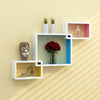 High Density Board Floating Wall Shelf Shelves Colorful Display Storage Unit