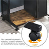 Computer Desk w/Printer Shelf,Rolling Study Desk PC Laptop Table for Home Office