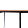 Wood effect L-shaped Computer Desk Corner PC Table Workstation Home Office