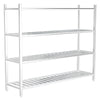 Stainless Steel Kitchen Shelf 90/150/180cm Commercial Shelving Unit Storage Rack