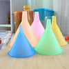 5 PCS Colorful Plastic Funnel Small Medium Large Variety Liquid Oil Kitchen Set