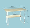 PC Computer Home Office Desk Study Writing Table Workstation Gaming Lower Shelf