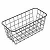 2Pc Small Iron Storage Basket Metal Wire Kitchen Bathroom Tidy Organizer Desk UK