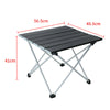 Portable Aluminum Roll Up Table Folding Camping Garden Outdoor Picnic Party UK
