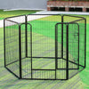 6 Panel Foldable Pet Play Pen Puppy Dog Animal Cage Run Fence Playpen In/Outdoor