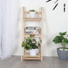 3Tier Wooden Ladder Folding Book Shelf Stand Plant Flower Display Shelving Rack