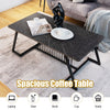 Modern Coffee Table Stylish End Table Large Tea Table with Spacious Tabletop